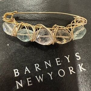 Kazuko Oshima Incredibly Rare Vintage Barneys New York Gold Wire (14k) Brooch